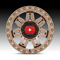 Fuel Syndicate D811 Matte Bronze Custom Truck Wheels 5